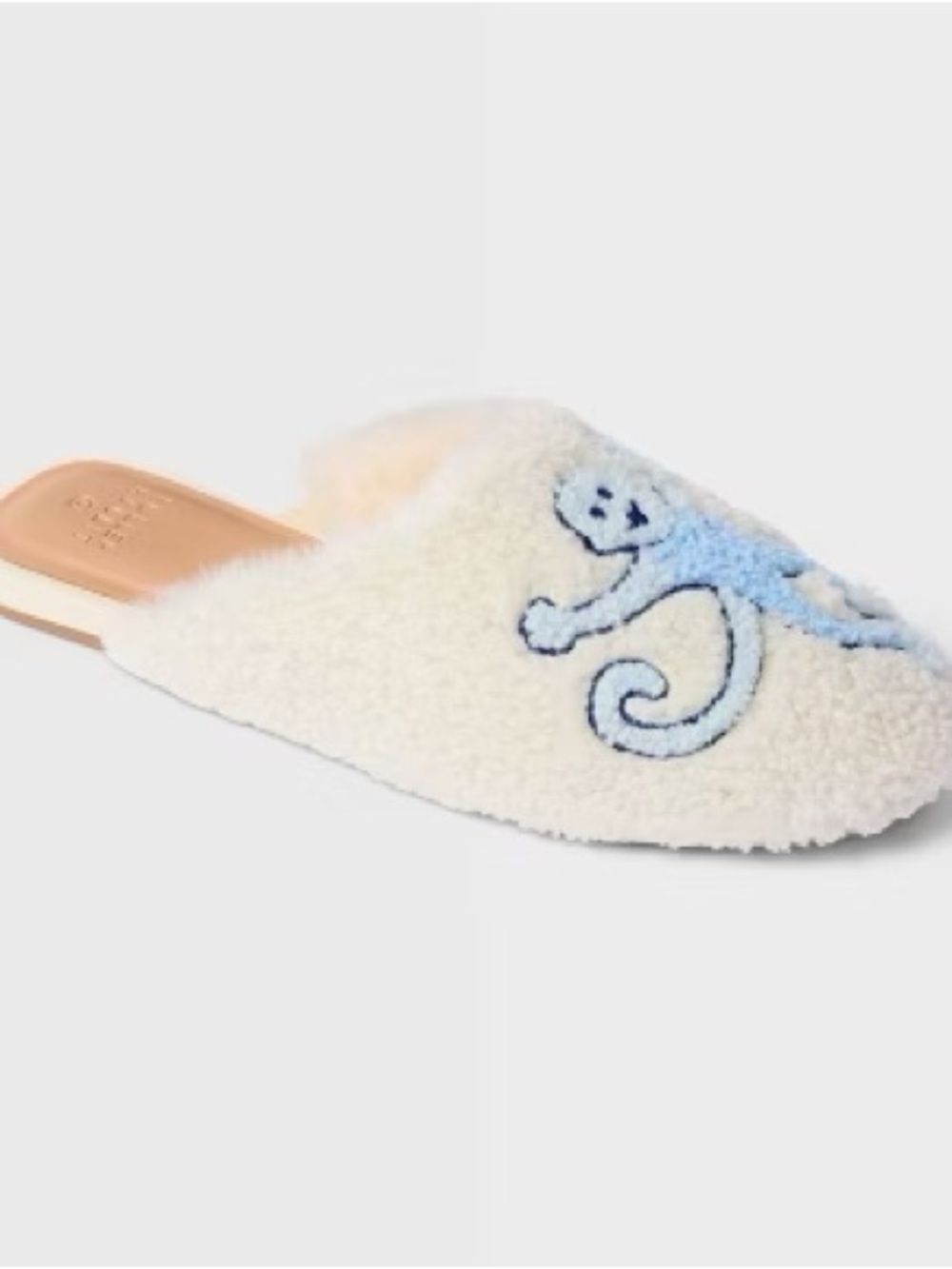 NWT Roller Rabbit x Target Monkey Fuzzy House Slippers | Size 7/8